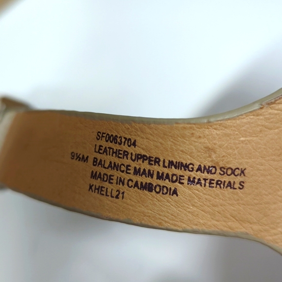 Soft Grain White Wedge US 9.5 New - Picture 7 of 8